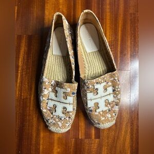 Tory Burch Multicolor Espadrille Flats